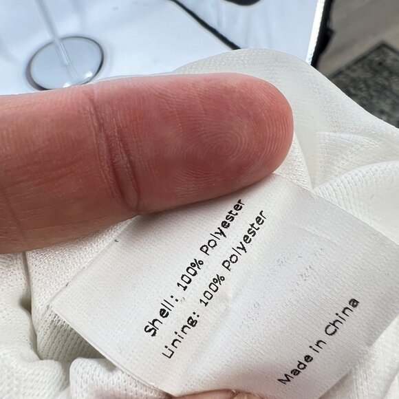 Allegra K Iridescent Sequin Long Sleeve Mini Dress White Size Medium NWT - Picture 12 of 15